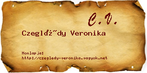 Czeglédy Veronika névjegykártya