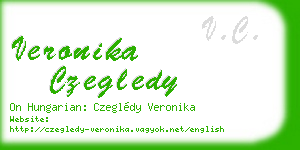 veronika czegledy business card